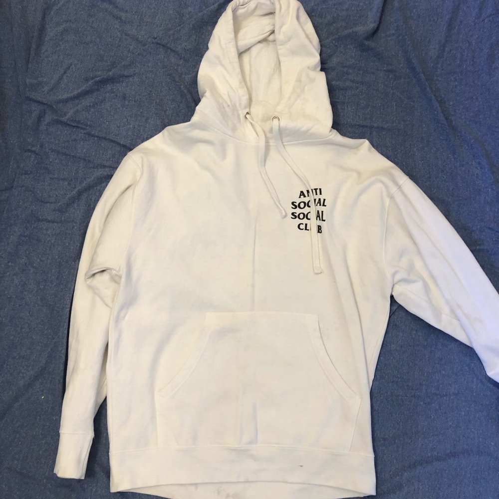 ANTI SOCIAL SOCIAL CLUB WHITE BUKKAKE HOODIE